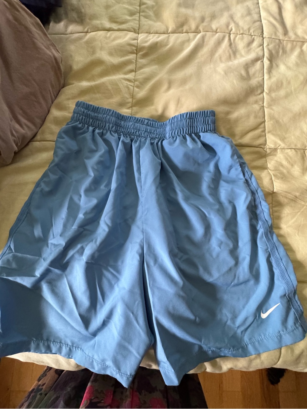 Nike boy’s Light Blue Athletic Shorts